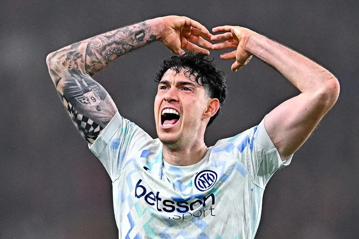 Player celebrating passionately on the field