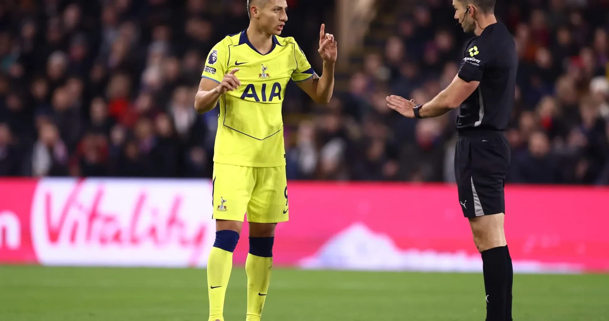 Tottenham vs Crystal Palace Match Update