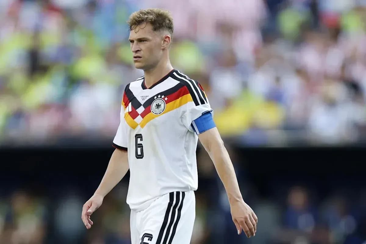 Player wearing Germany kit during a match
