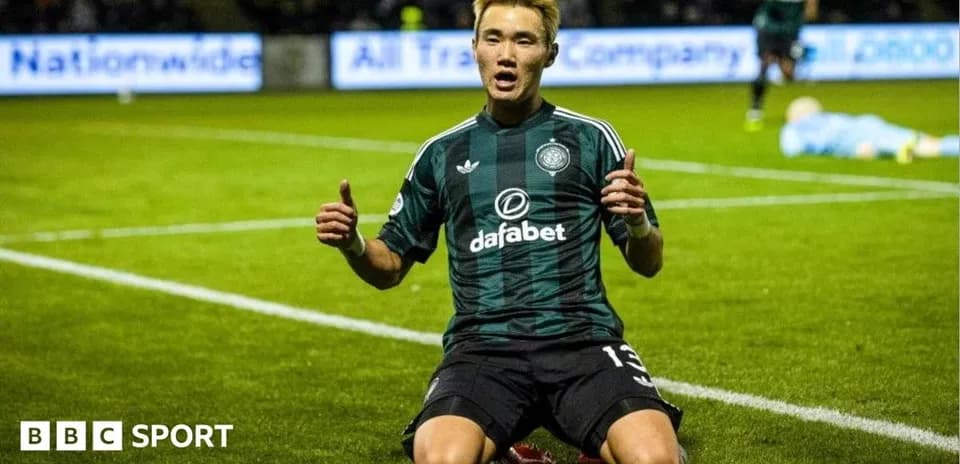 Player celebrating on the field after scoring a goal
