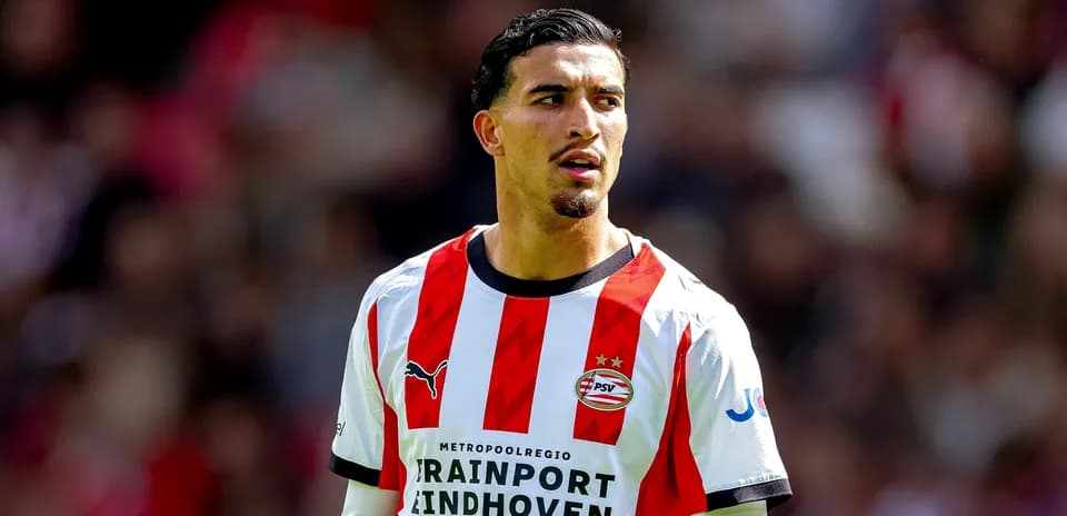 Player in PSV Eindhoven kit during match
