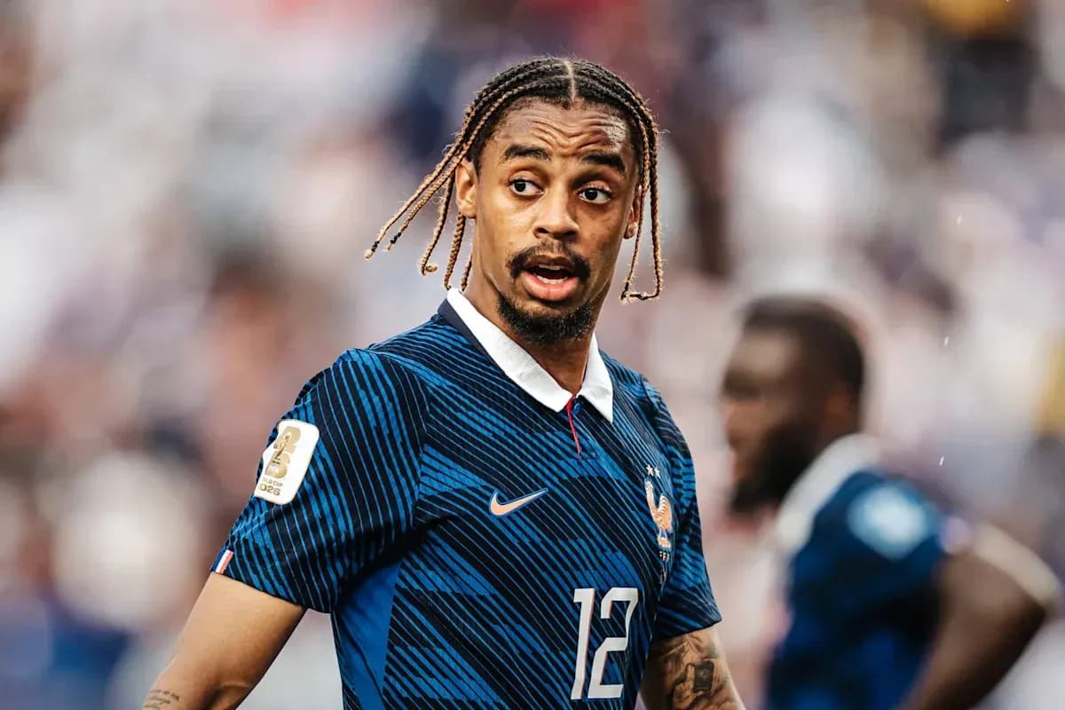 Player in France kit during a match