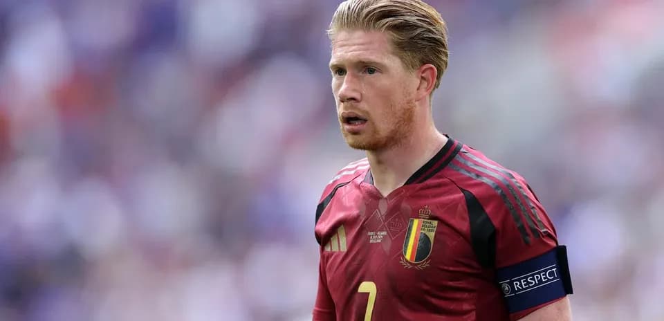 Belgian player wearing red jersey during match