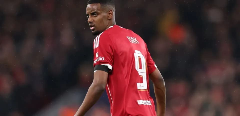 Player wearing red jersey with number 9 during match