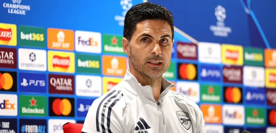 Manager speaking at Champions League press conference
