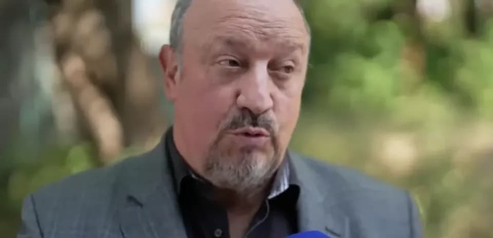 Man speaking during an outdoor interview