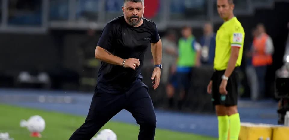 Coach running on the sidelines during a match