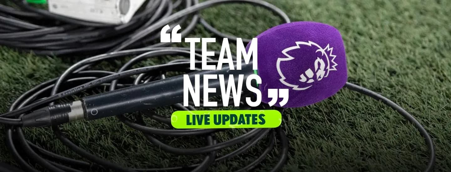 Microphone on grass with cables for team news