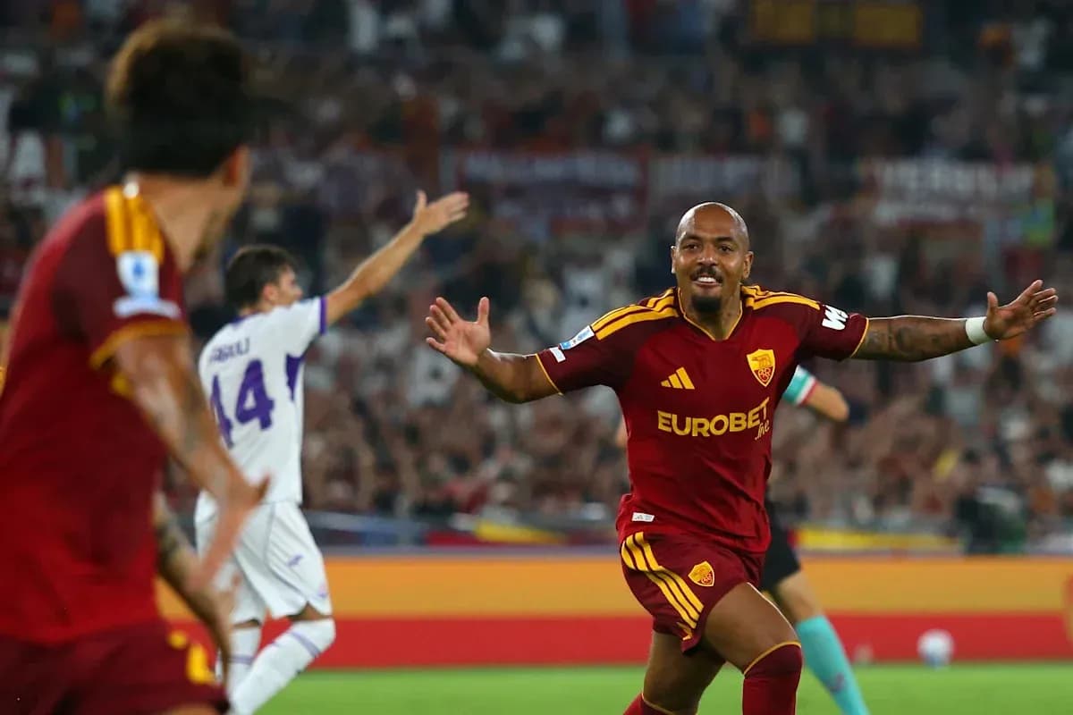 Player celebrating goal during match in stadium