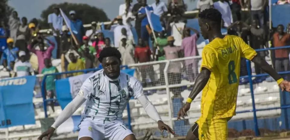 Players competing during Shooting Stars vs Nasarawa United