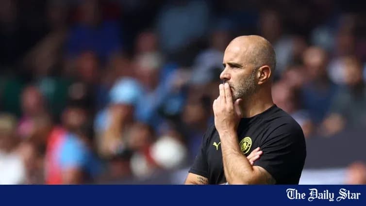 Manager observing the match from the sidelines