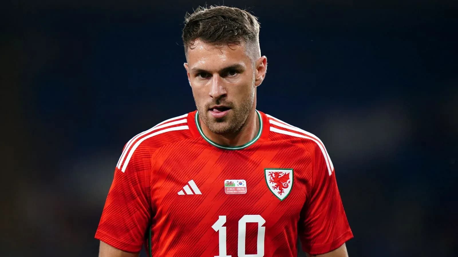 Player wearing Wales jersey during match