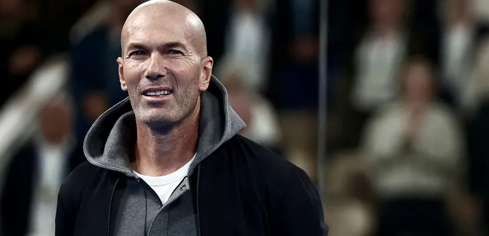 Zinedine Zidane smiling at event venue