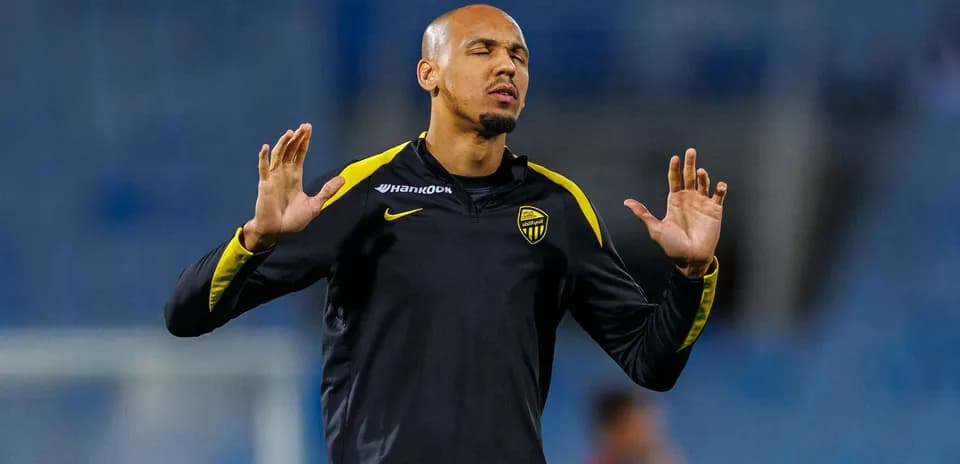 Player warming up during training session