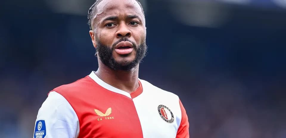 Player wearing Feyenoord kit on the pitch