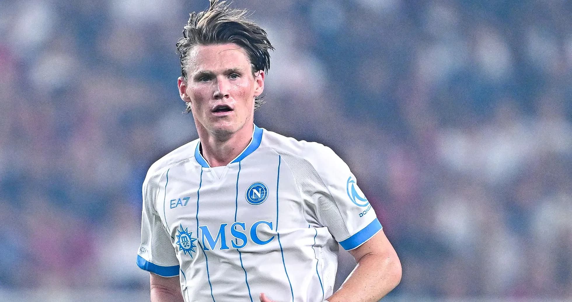 Player in Napoli jersey during a match