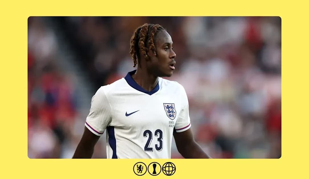 Player wearing England jersey during match