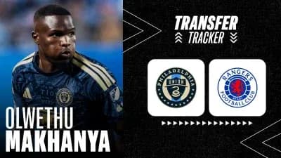 Olwethu Makhanya during transfer announcement graphic