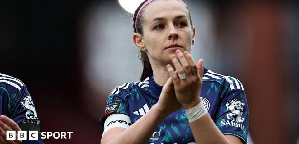 Player applauding fans after the match