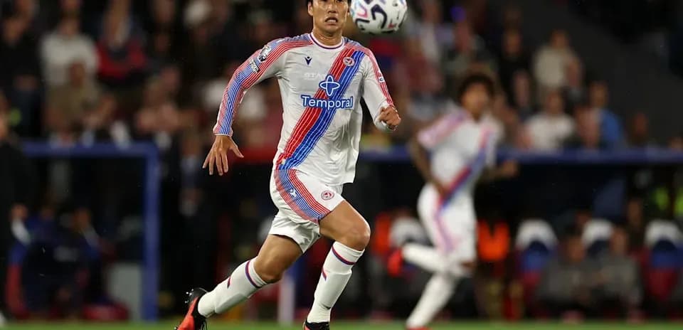 Player running after the ball during match