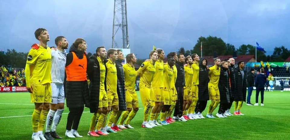 Bodo/Glimt team lineup before the match