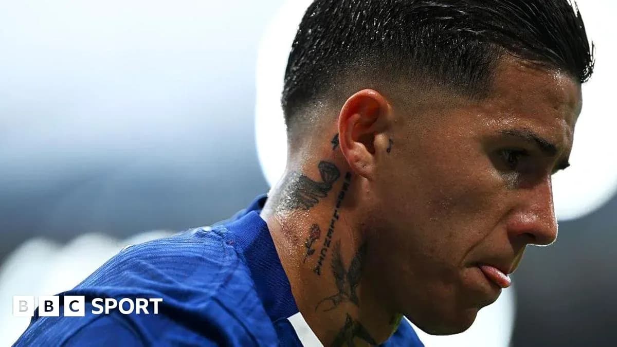 Player with tattoos during a match close-up