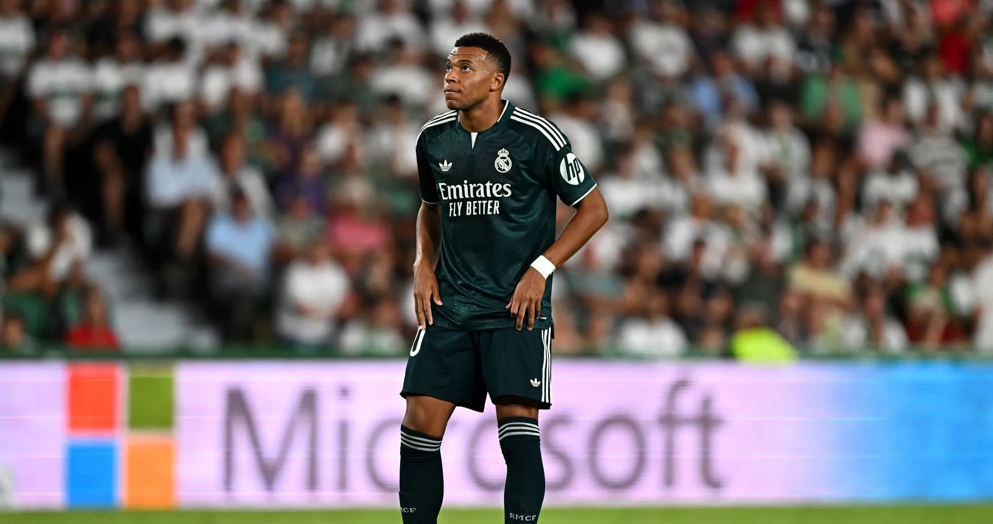 Player in Real Madrid kit during match