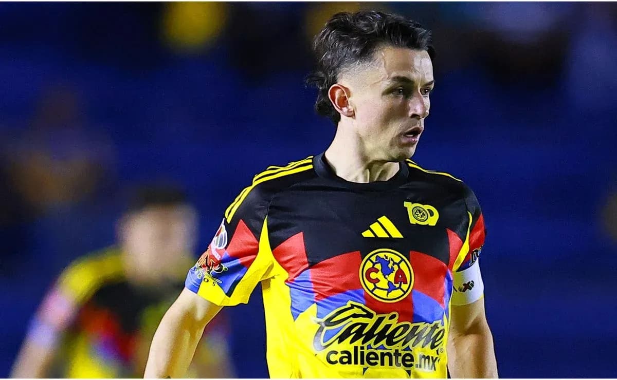 Club America player during Liga MX match