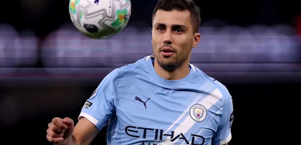 Player controlling the ball during a match