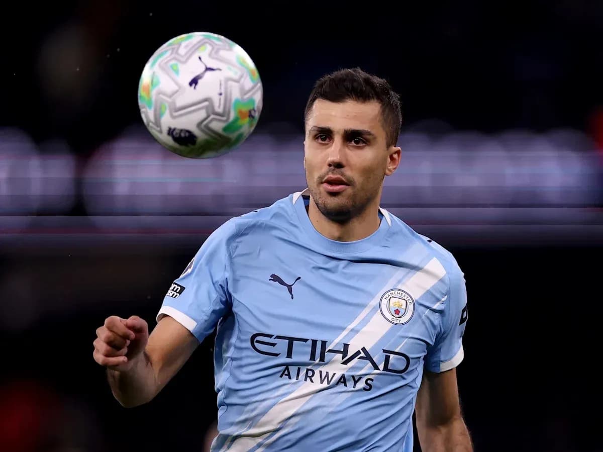 Player controlling the ball during a match