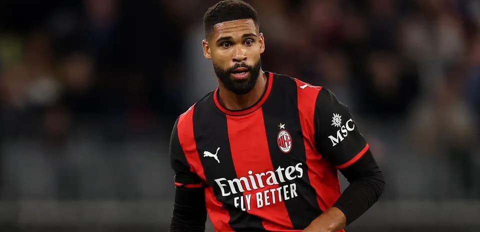 Player in AC Milan jersey during a match