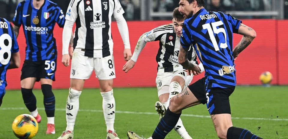 Inter players reacting after a loss.