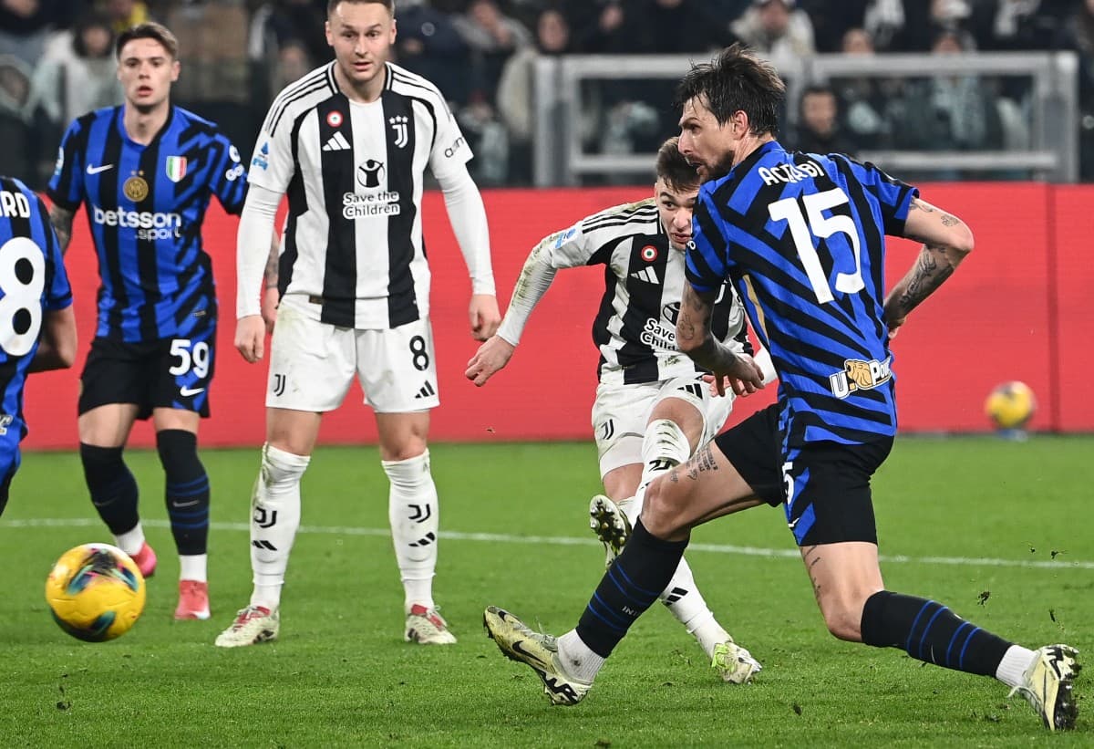 Inter players reacting after a loss.