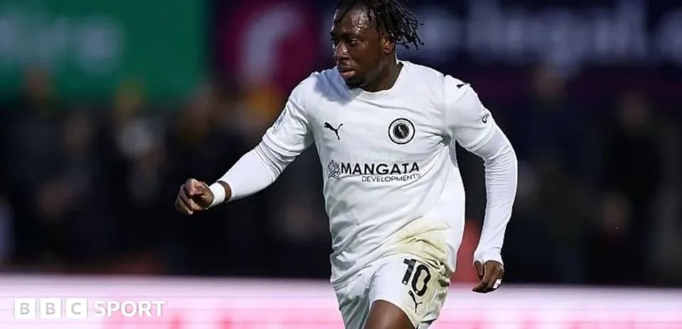Player celebrating after scoring a goal