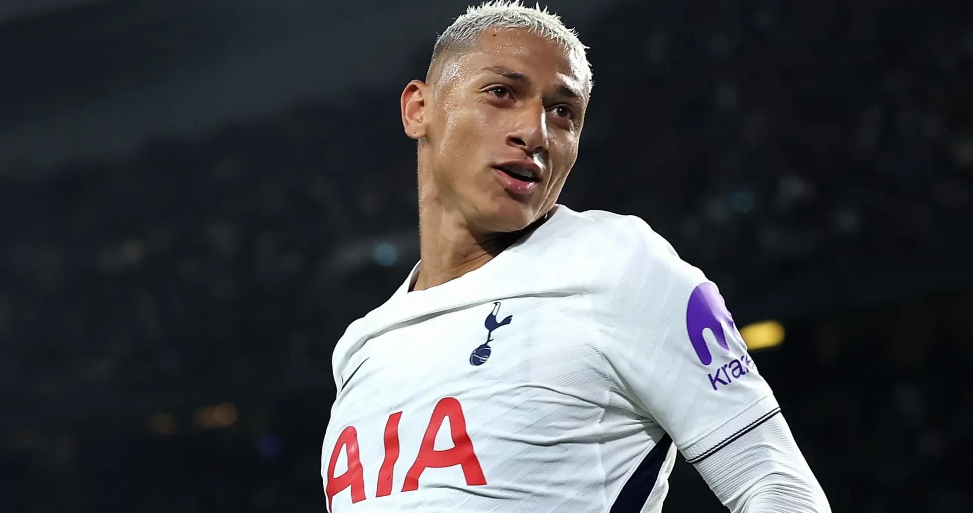 Player celebrating during a Tottenham match