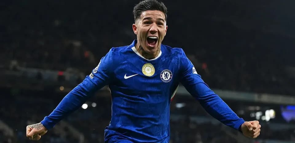 Chelsea player celebrating a goal during match