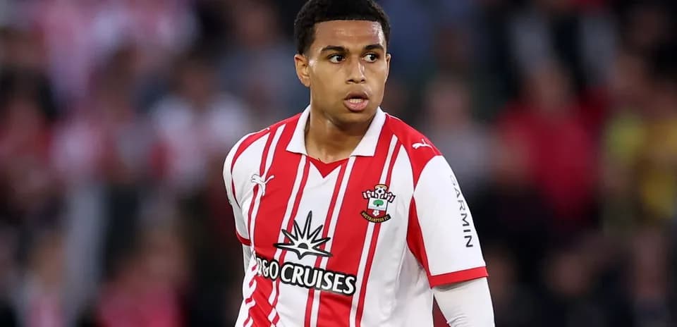 Southampton player in action during match