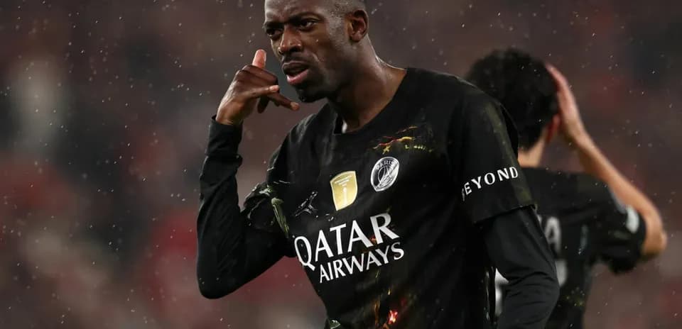 Player celebrating a goal with a phone gesture