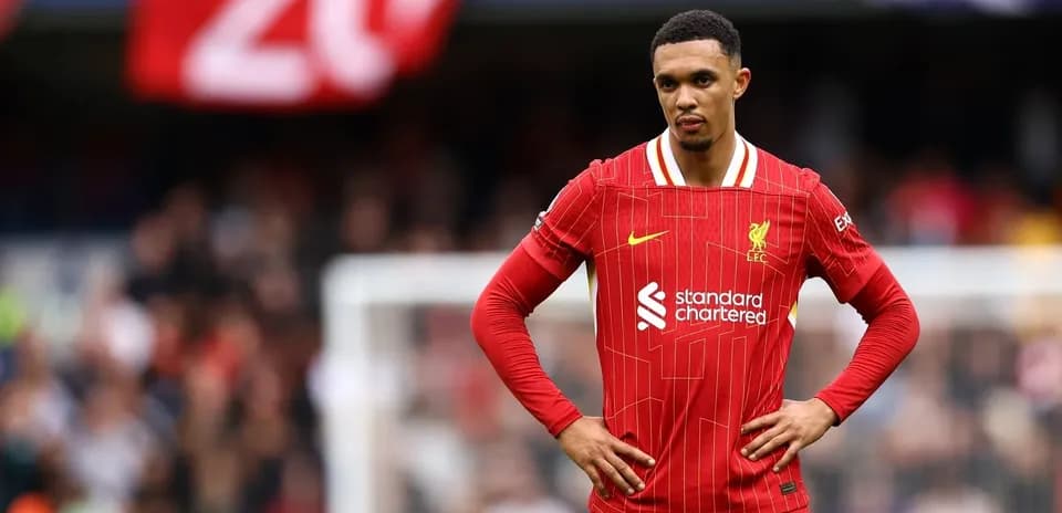 Trent Alexander-Arnold in Liverpool jersey on field