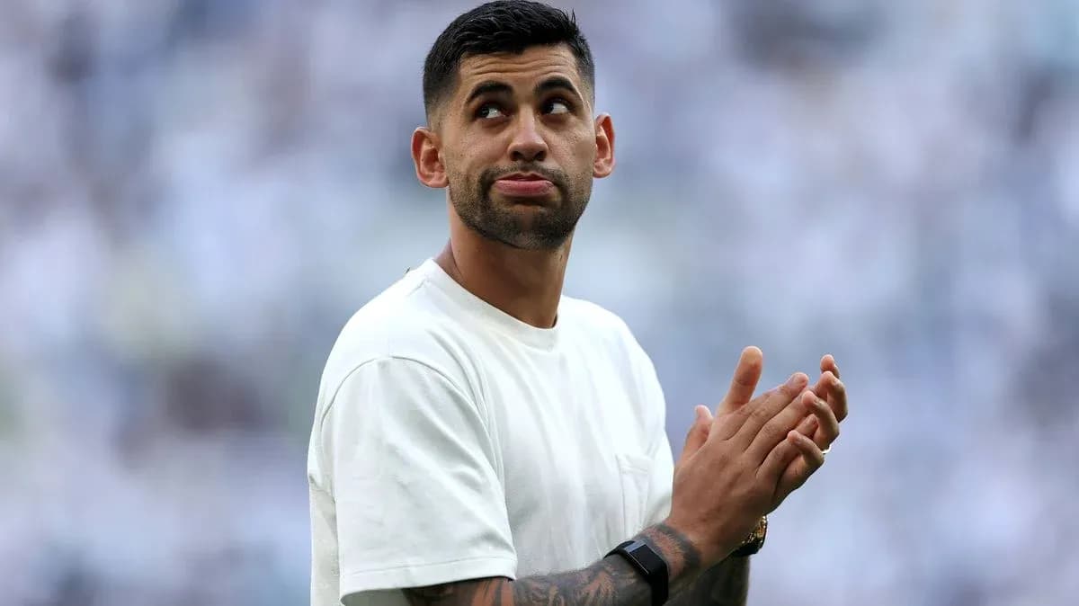 Player applauding during match warm-up on field