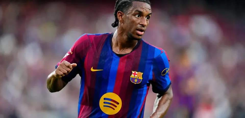 Player wearing Barcelona jersey during match
