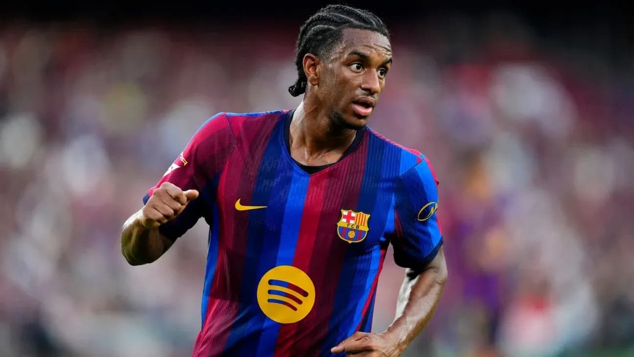 Player wearing Barcelona jersey during match