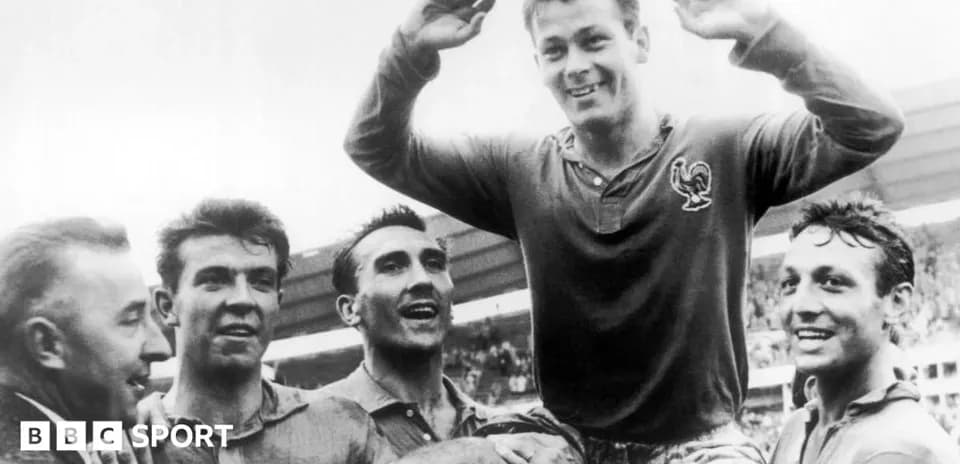 Celebration of French football team after victory