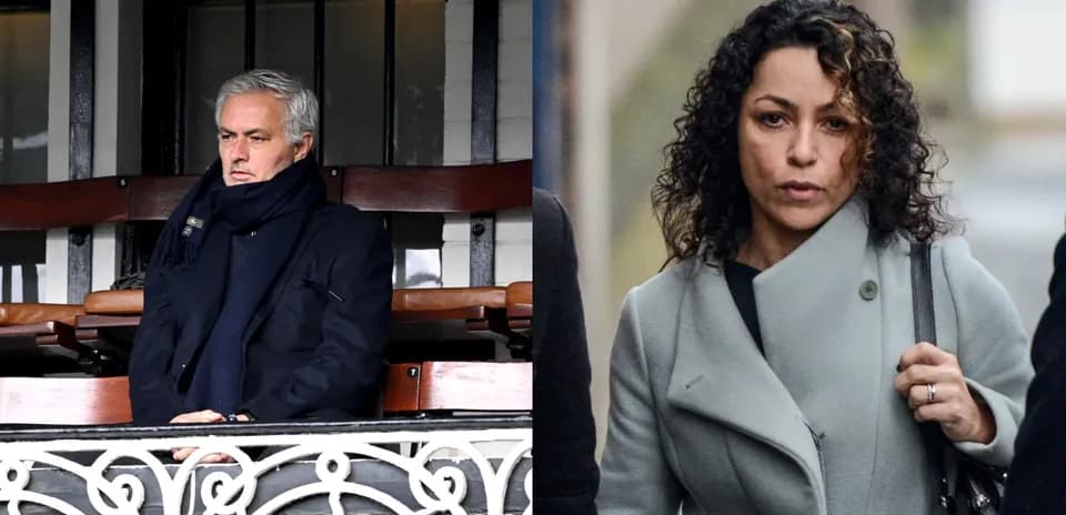 Two individuals in separate settings, one seated, one walking