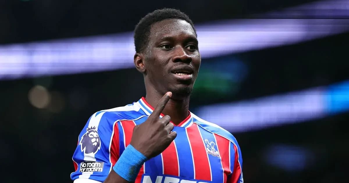 Player celebrating and pointing during match