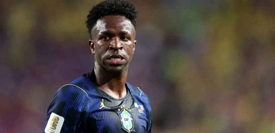 Player in Brazil kit during a match