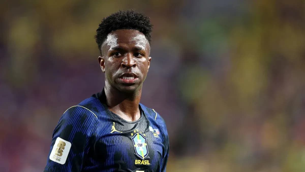 Player in Brazil kit during a match