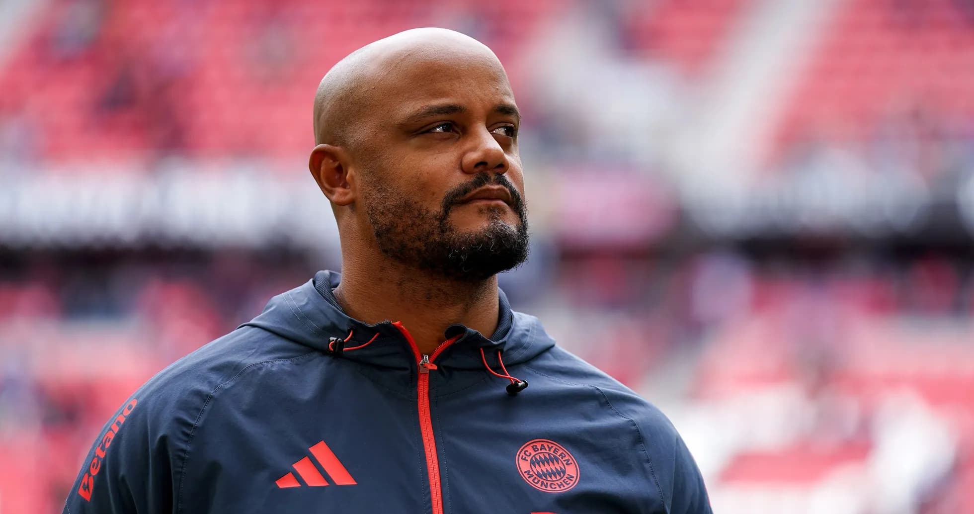 Bayern Munich coach during matchday warm-up