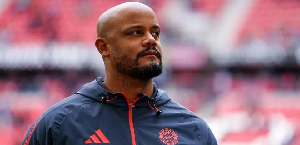 Bayern Munich coach during matchday warm-up