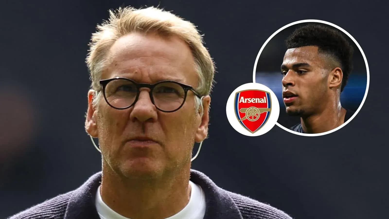 Manager with glasses and player profile image beside